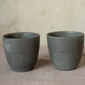 Ceramic Coffee Mug, Ceramic Cups Set of 2, Ceramic Mug, Handmade Coffee Mug, Coffee Lovers Gift, Cappuccino Mug, Tea Mug, Wedding Gift image 4