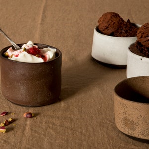 Ice Cream Bowls | Dessert Bowls Ceramic | Small Bowl for Kids or Adults for Snacks, Rice, Condiments, Dessert