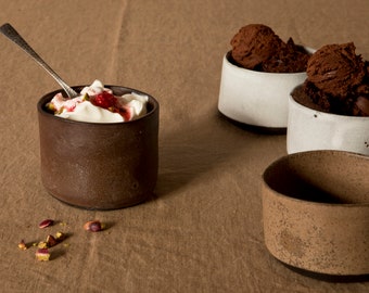 Ice Cream Bowls | Dessert Bowls Ceramic | Small Bowl for Kids or Adults for Snacks, Rice, Condiments, Dessert