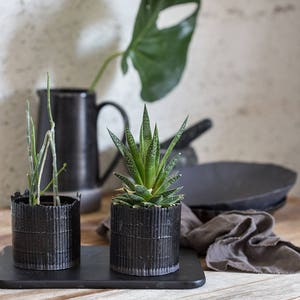 Ceramic Planter, Succulent Planter, ceramic pot, Modern ceramic Planter, Indoor Planter, Ceramic flower pot, Candle Holder, Gardening Gift image 2