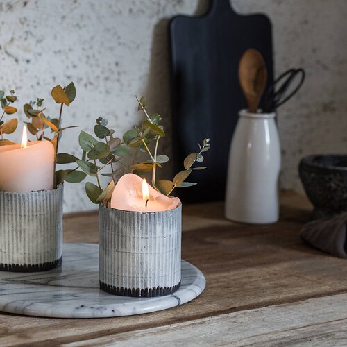 Ceramic Candle Holder Rustic Centerpiece Rustic Home Decor Etsy