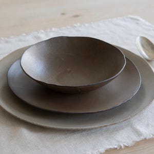 Handmade Pottery Plates , Dinnerware Sets, Soup Bowl, Dinner Plate, Cake Plate, Tableware