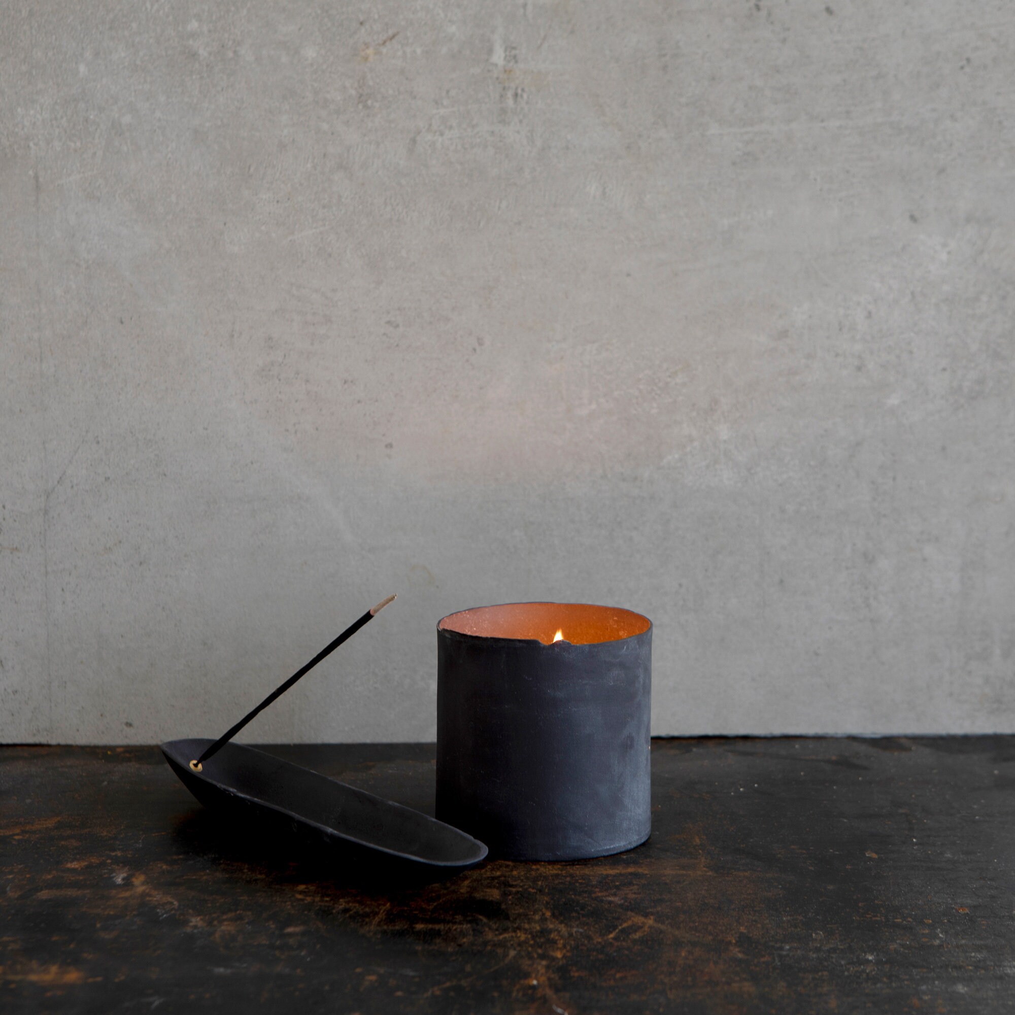Bougie noire Dans Un