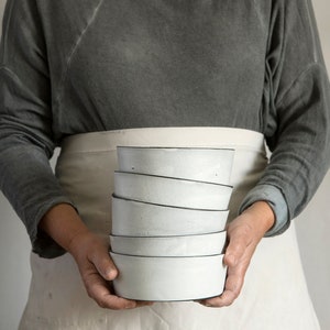 Ceramic Soup Bowl, Soup Bowls Set, Serving Bowls, ,Modern Ceramic Bowl. Cereal Bowls, White Ceramic Bowl, Wedding Gift