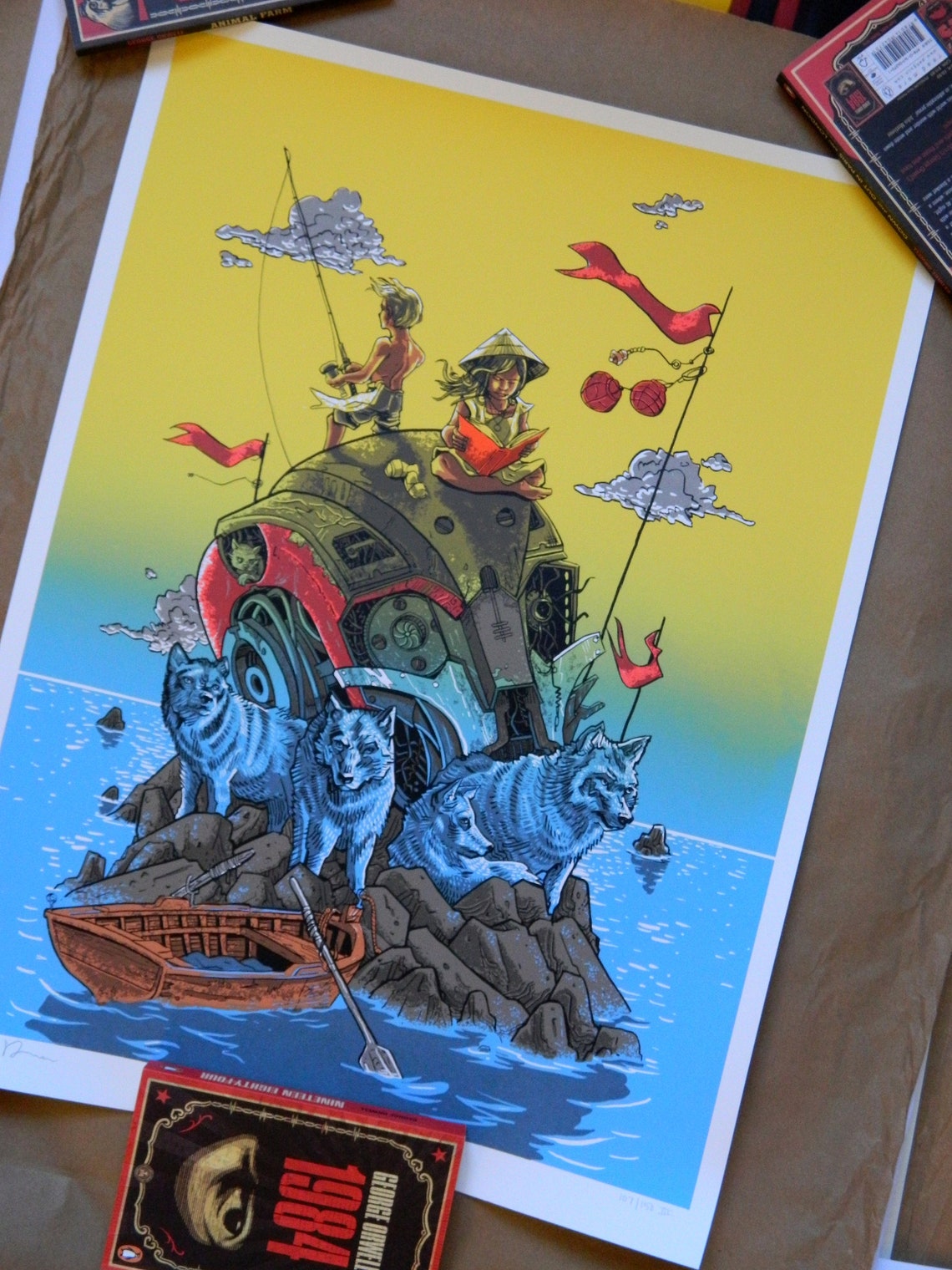 Tim Doyle Art Poster Limited Edition Screen Print Signed - Etsy