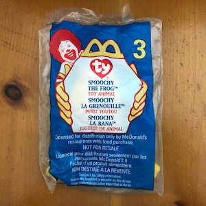 Vintage McDonalds Smoochy The Frog #3 ty Teenie Beanie Baby 1999 NEW