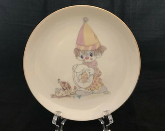 Vintage Precious Moments Clown Plate NO BOX