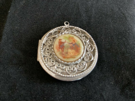 Vintage metal box victorian/1000 - Gem