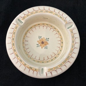 Beautiful Vintage Ashtray Stamped COCCI D&#39;AUTORE GROTTAGLIE