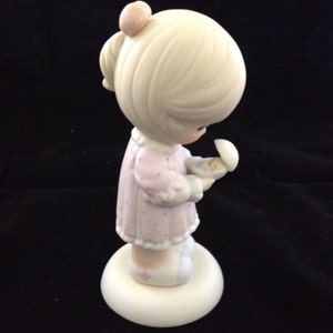 Vintage Precious Moments &quot;Always in His Care&quot; Easter Seals Commemorative figurine with box