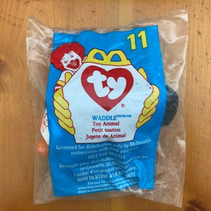 Vintage McDonalds Waddle Toy Animal #11 ty Teenie Beanie Baby 1998 NEW