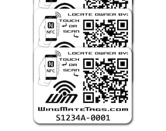 Passive Tracking Smart Stickers. Pack of 5. Use on phones, tablets, laptops, cameras and more to help recover if lost!