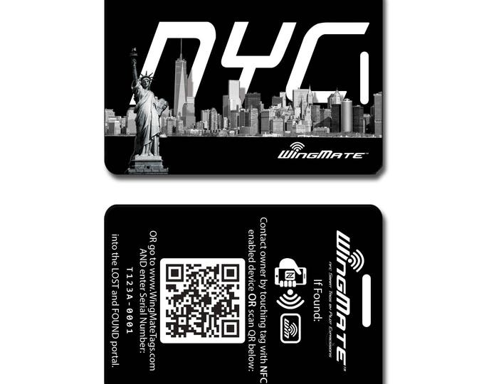 WingMate Skyline NFC Smart Travel Luggage Tag & Geolocation web app! Protect your assets while on the go! Luggage and Travel Accessory