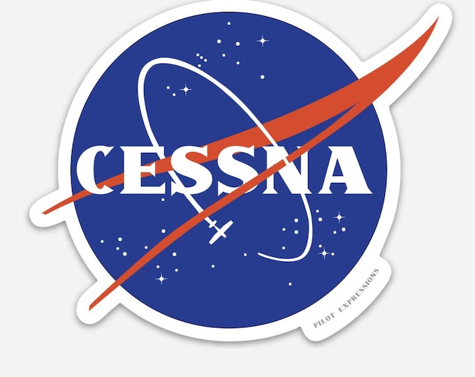 Cessna Space Meatball Sticker