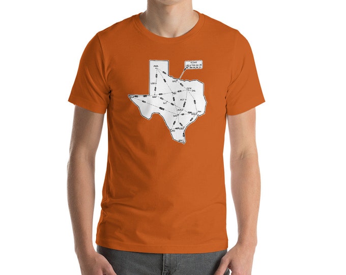 Airways over Texas Short-Sleeve Unisex T-Shirt