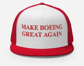 Make Boeing Great Again Trucker Cap