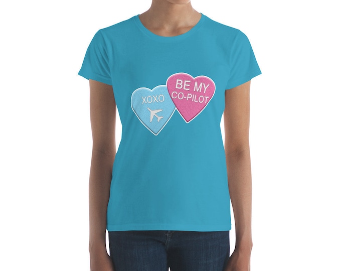 Be My Co-Pilot Women's short sleeve t-shirt