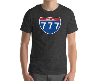Boeing 777 Interstate Highway Tee