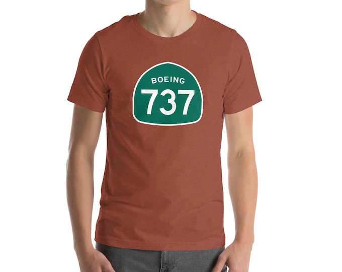 Boeing 737 California Highway Tee