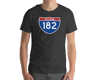 Cessna 182 Interstate Highway Tee
