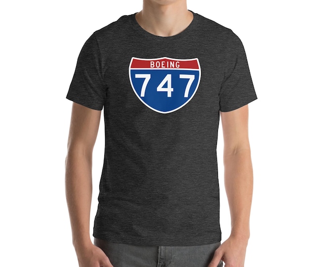 Boeing 747 Interstate Highway Tee