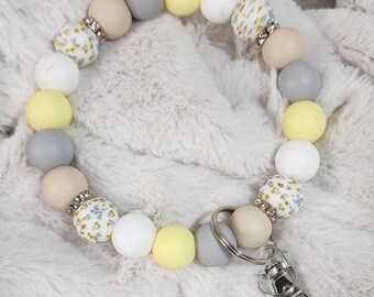 Beaded Keychain Wristlet
