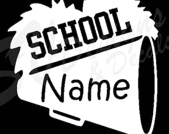 Cheer Custom Name Decal