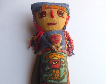 Peruvian Handmade Dolls, Folk Art Dolls 7 Tall - Etsy