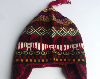 Peruvian Shaman Chullo Hat Andean Mountain Handmade Hat - Etsy