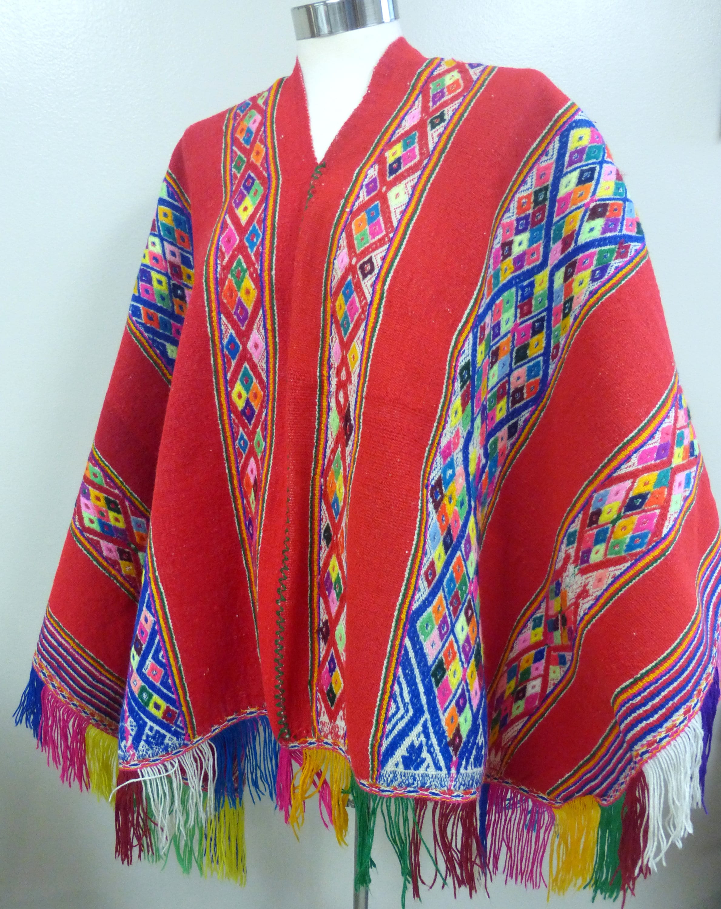 Peruvian Andean Textile Shaman Poncho | Etsy