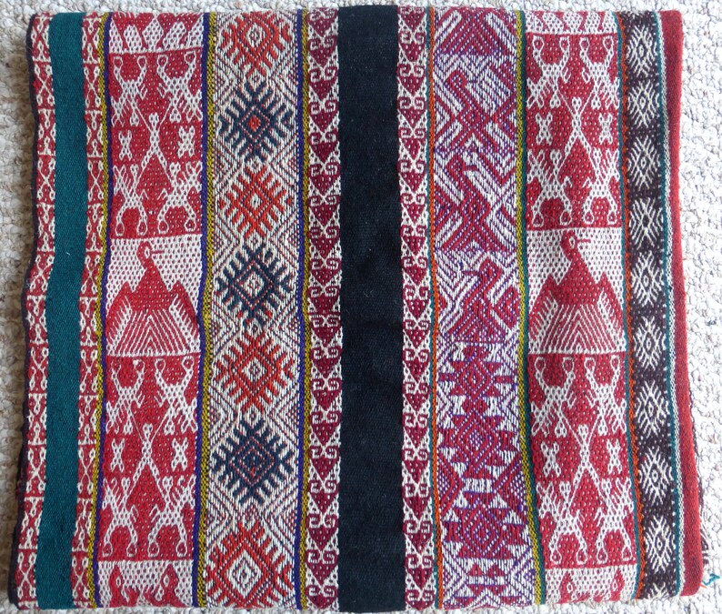 Peruvian Aguayo Mastana Andean Mountain Handwoven Textile
