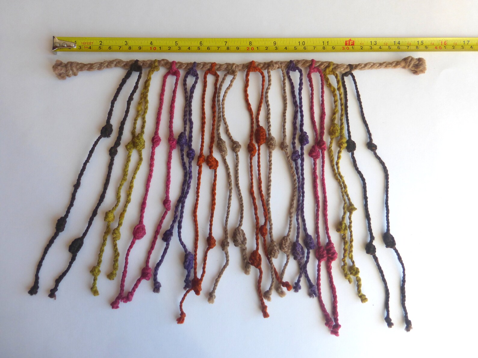 Andean Inca Quipu Made of Sheep Wool and Natural Dyes Etsy