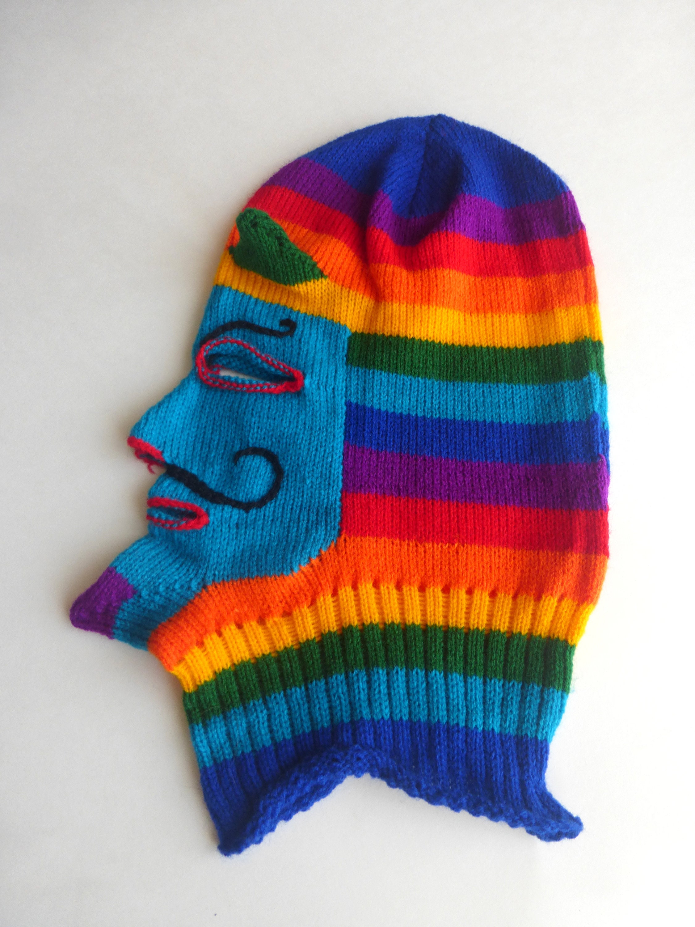Peruvian Balaclava -ski Mask -devil Balaclava -rainbow