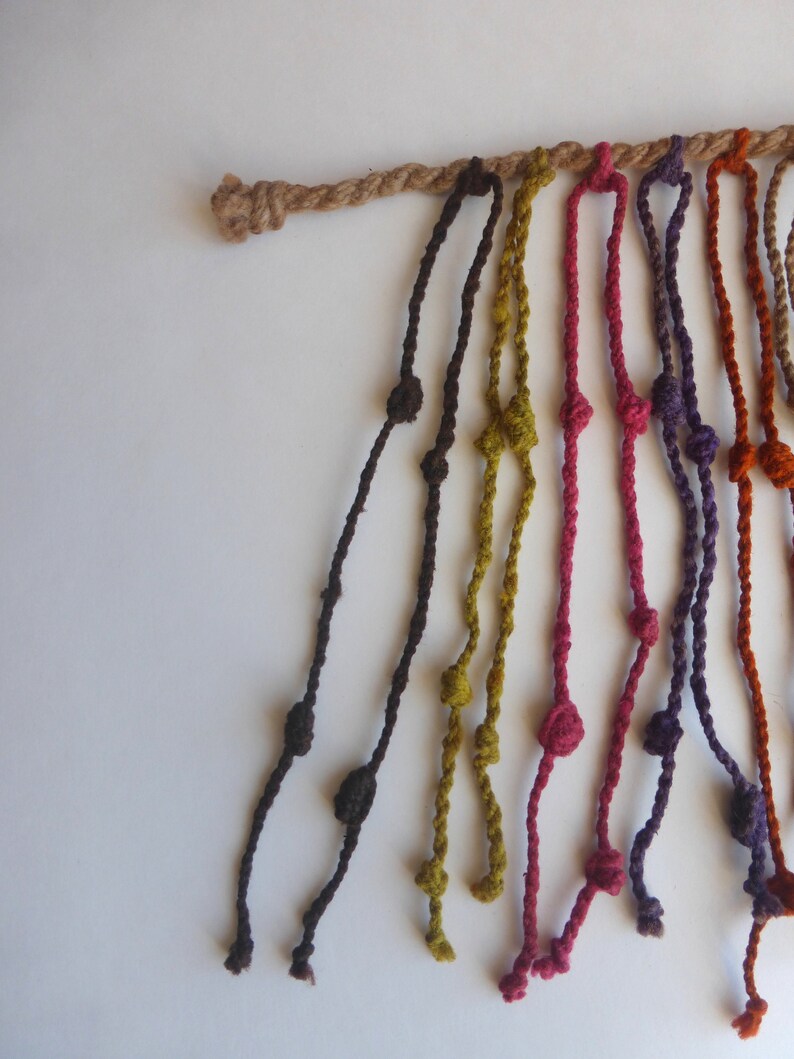 Andean Inca Quipu Made of Sheep Wool and Natural Dyes Etsy