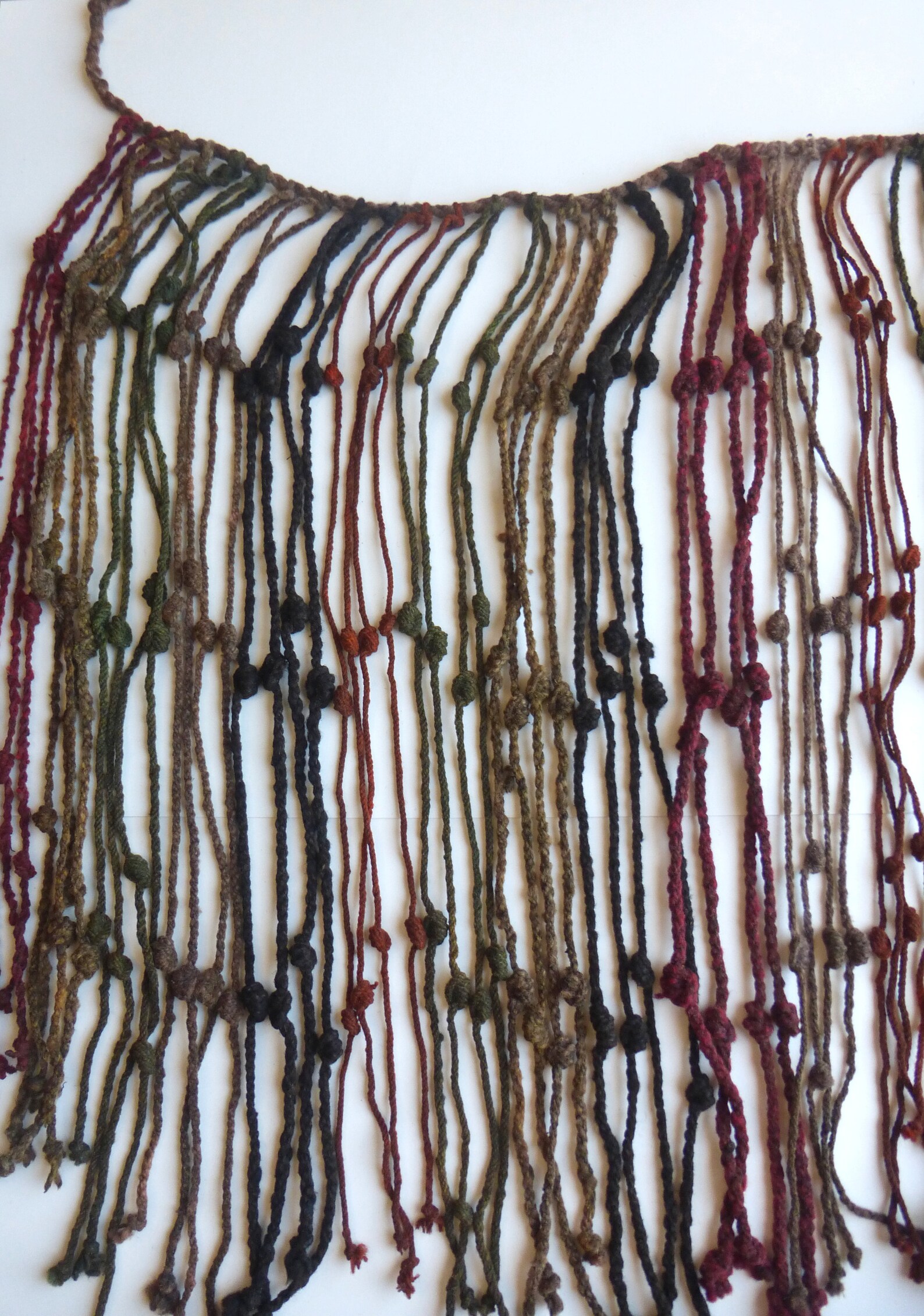 Andean Inca Quipu Made of Sheep Wool and Natural Dyes Etsy