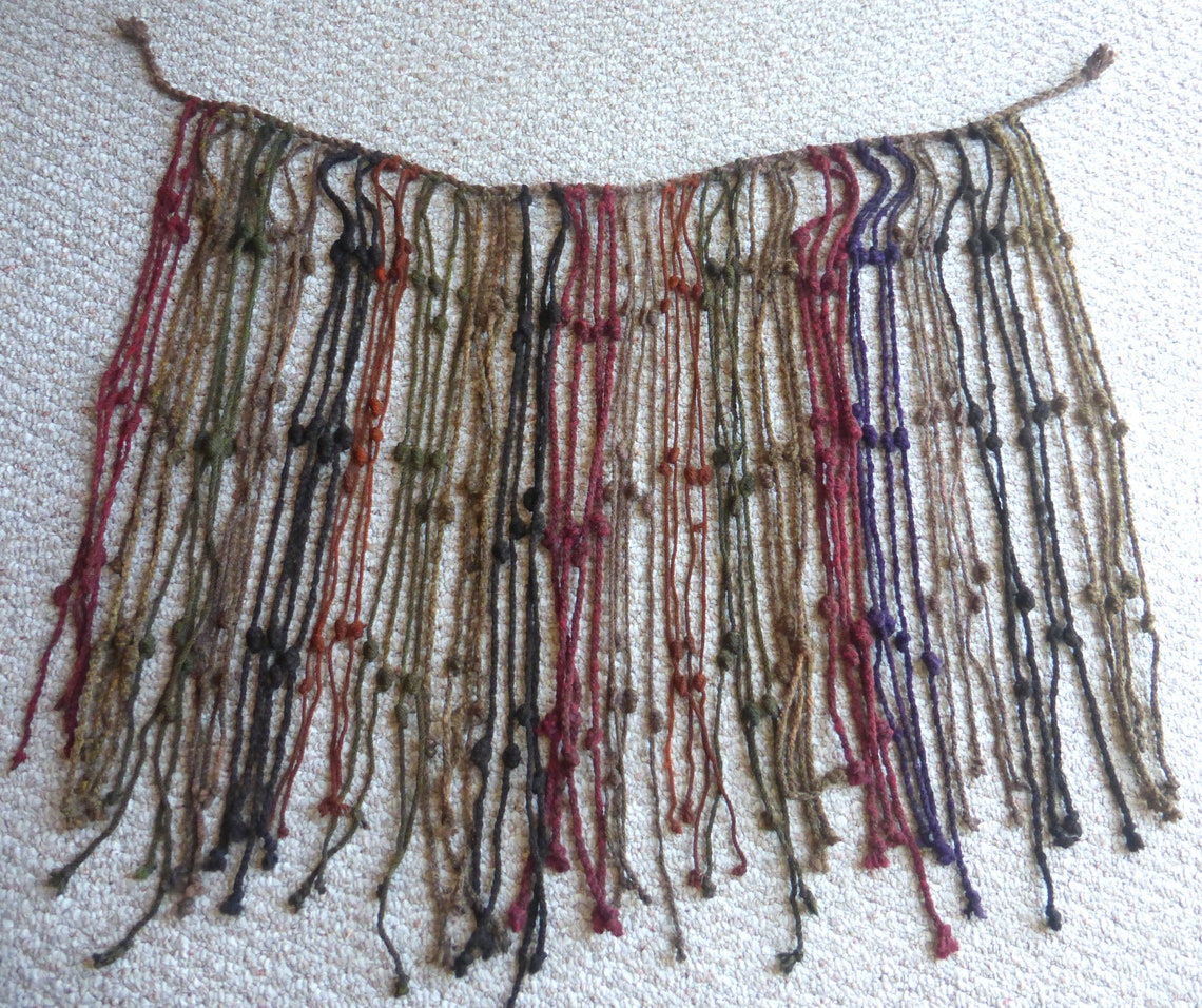 Andean Inca Quipu Made of Sheep Wool and Natural Dyes Etsy