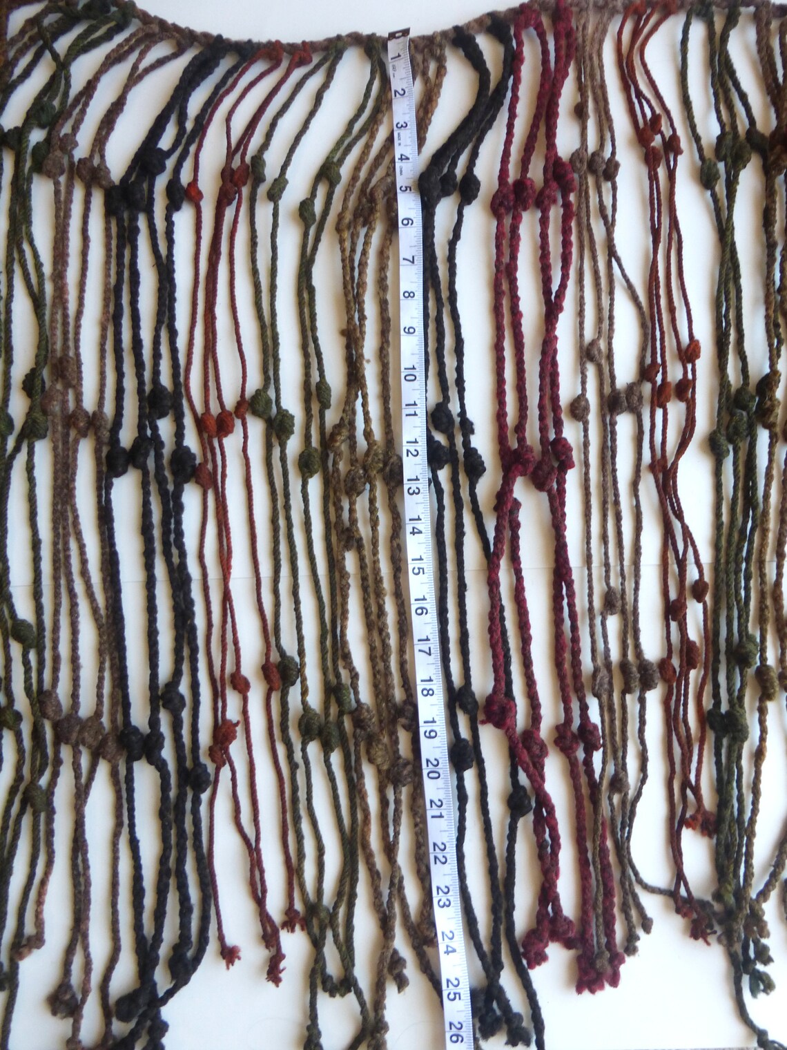 Andean Inca Quipu Made of Sheep Wool and Natural Dyes Etsy