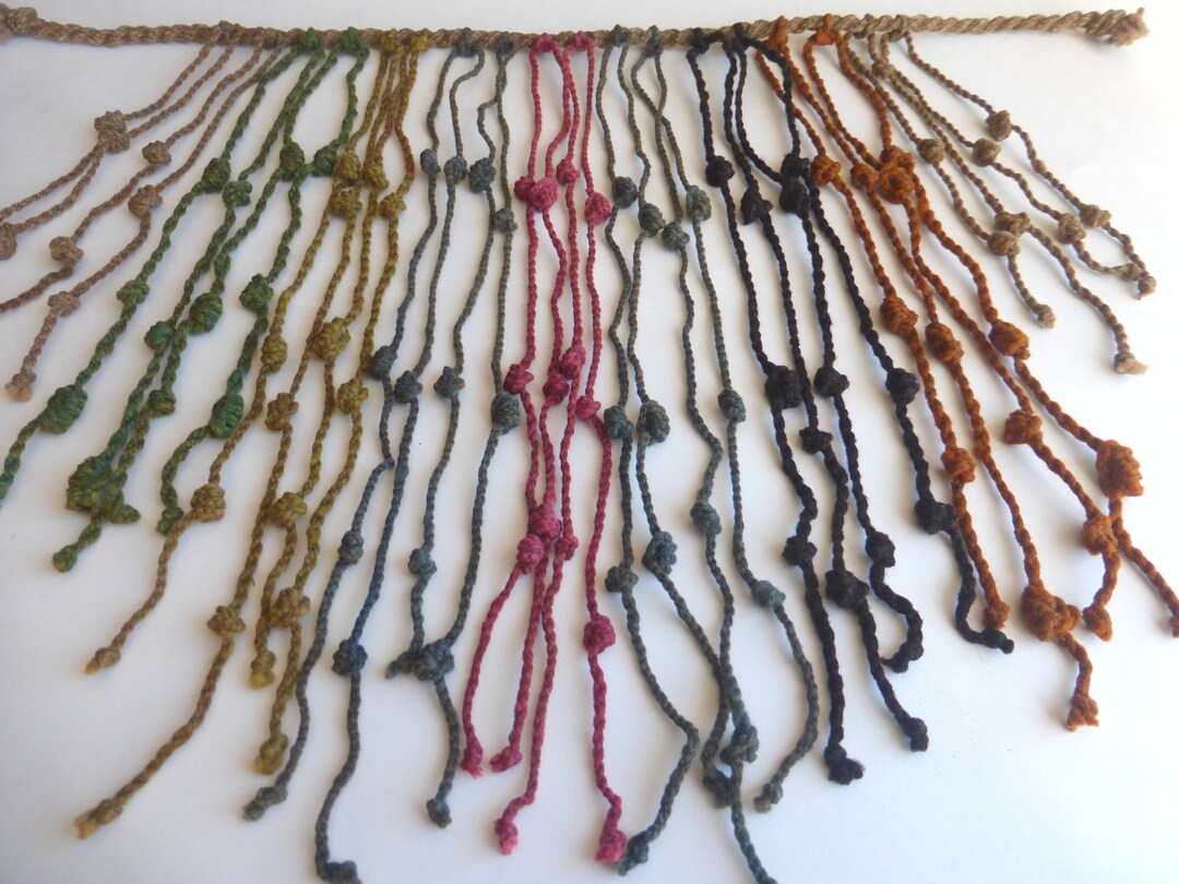Andean Inca Quipu Made of Sheep Wool and Natural Dyes Etsy