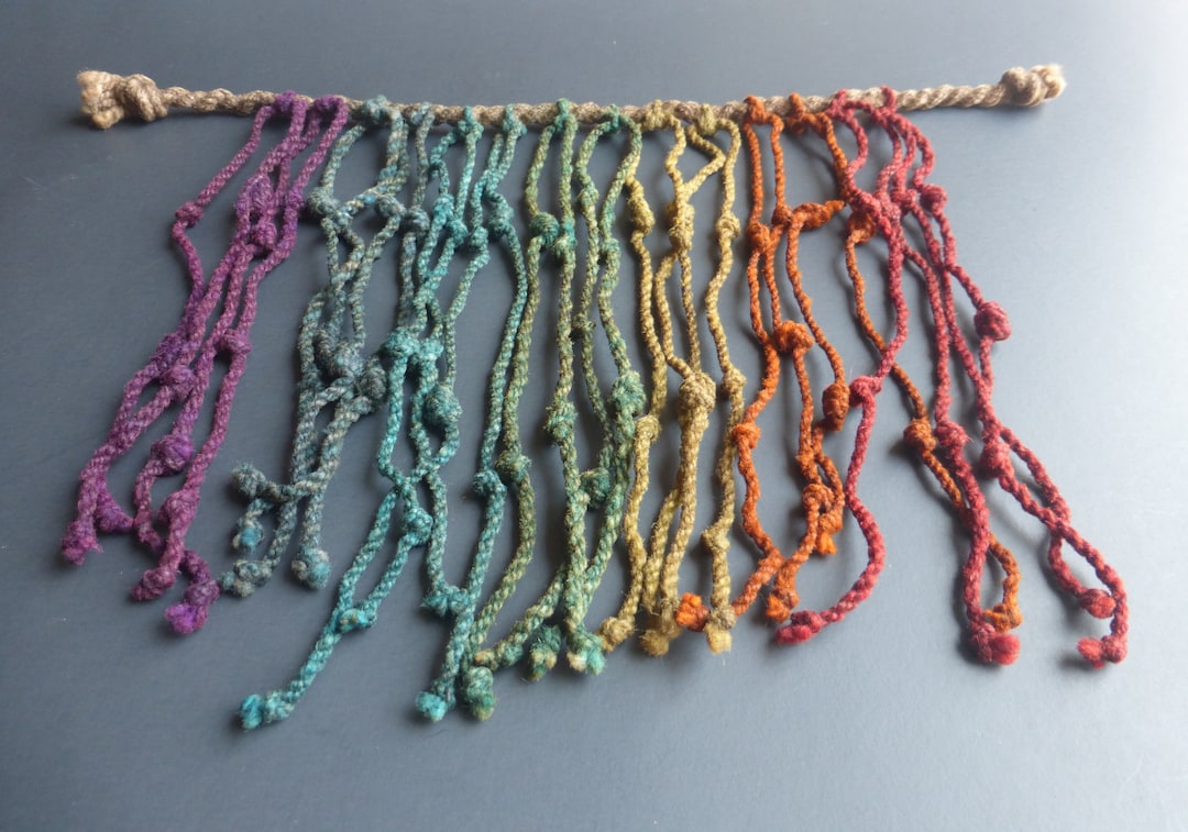 Andean Inca Quipu Made of Sheep Wool and Natural Dyes Etsy