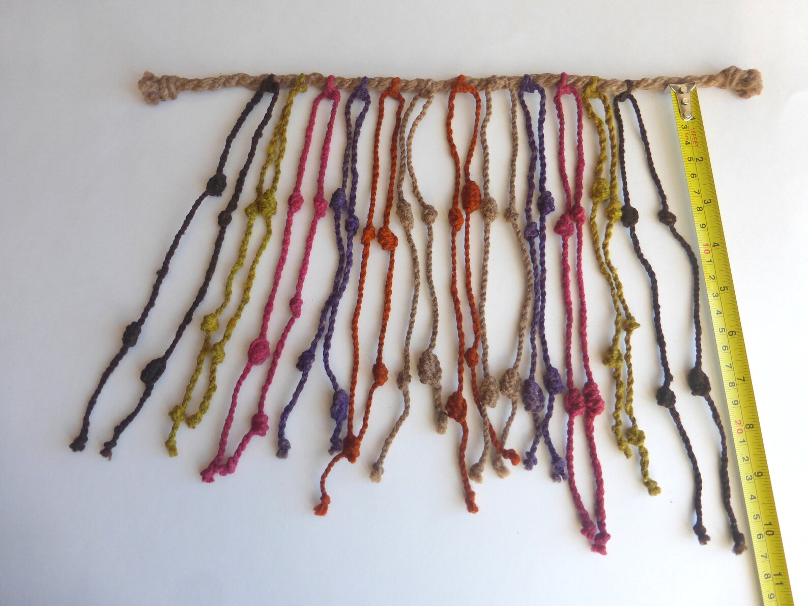 Andean Inca Quipu Made of Sheep Wool and Natural Dyes Etsy