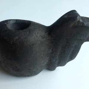 Andean Peruvian Ritual Alpaca Conopa - Carved on Jiwaya Stone