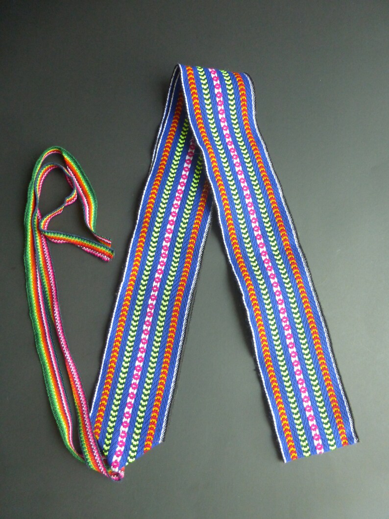 Andean Peruvian Hand-woven Chumpi Belt - Trim Waist Cinchi - 67 Inches ...