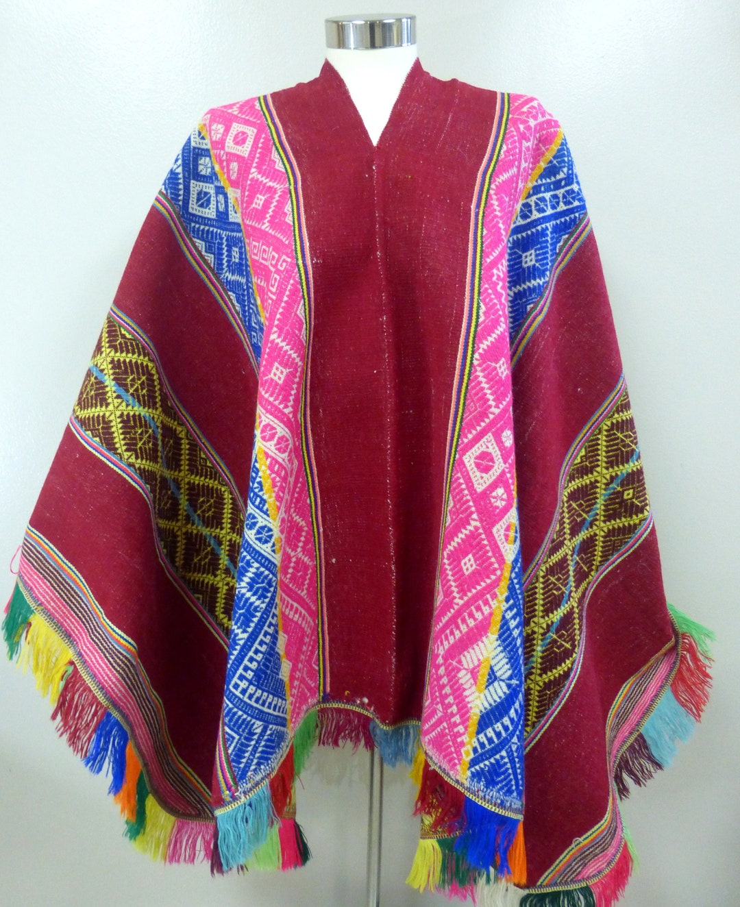 Peruvian Andean Textile Awayu Shaman Poncho - Etsy