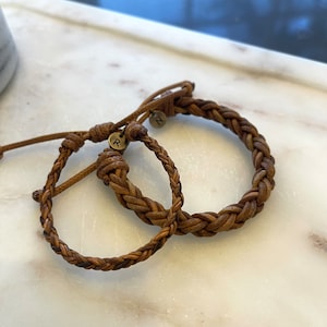【LAZY DAWN】woven leather couple bracelet~カップル用 2個SET LAZY DAWN】woven leather couple bracelet~カップル用 2個SET