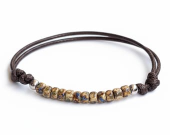 Picasso Earth Beads Czech Beads Bracelet Anklet Unisex