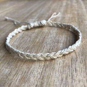 Braided Natural Hemp Anklet HA001605