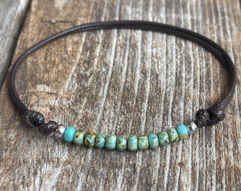 Picasso Beads Czech Beads Bracelet Anklet Unisex