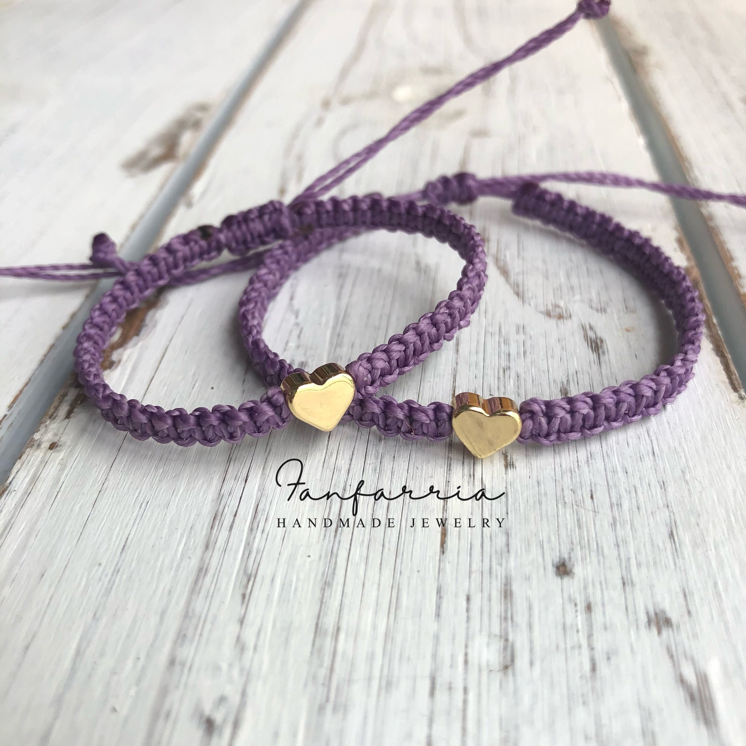 Purple Mommy & Me Bracelets Purple Mommy & Me Bracelets