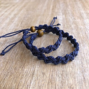 Shell Key, Navy Blue Family Bracelets HF001781