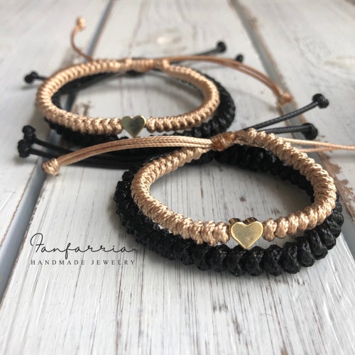 Father and Son Gift Matching Bracelets Dad and Son Hidden Etsy